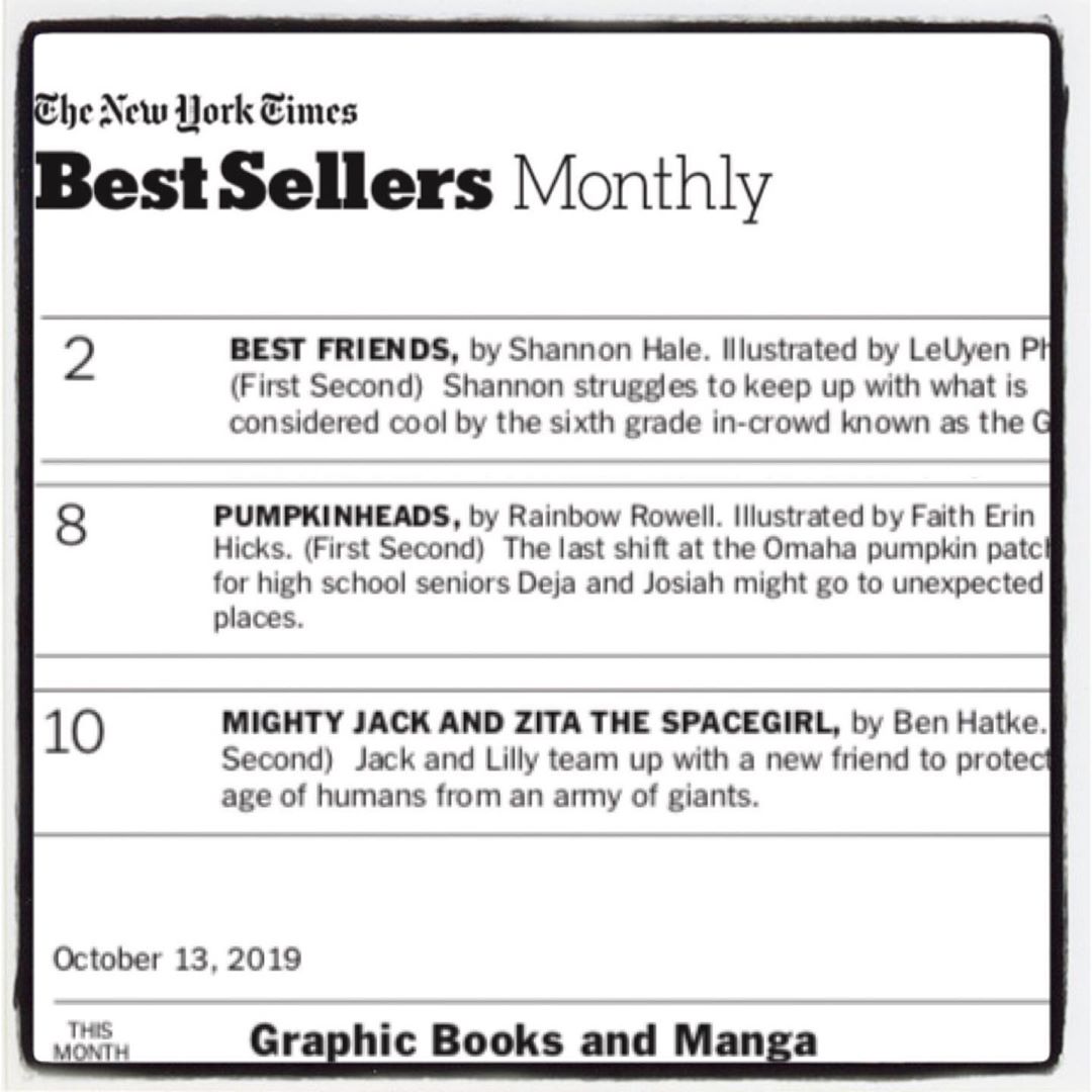 NYT Best Seller List - Graphic Novels